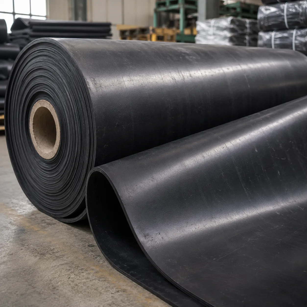 Fire retardant rubber profiles